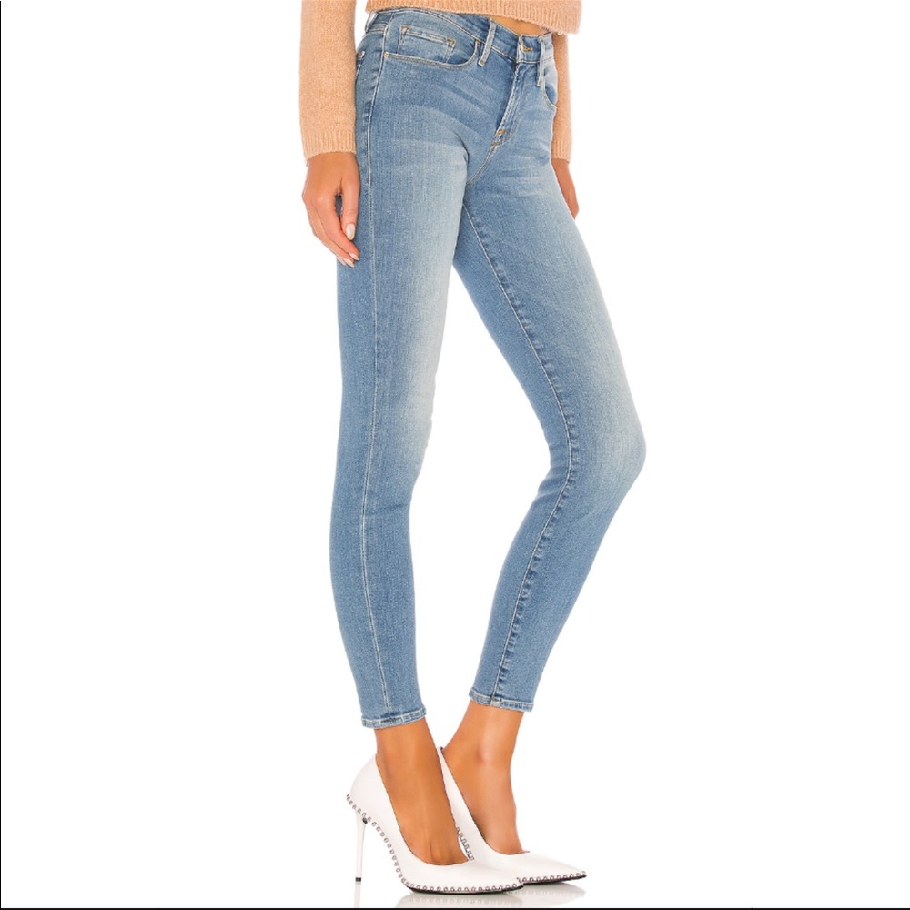 FRAME LE SKINNY DE JEANNE CROP JEANS - Picture 5 of 6